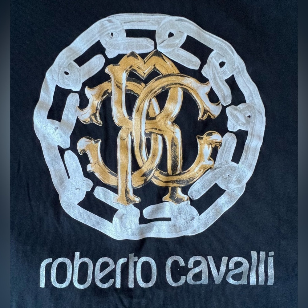 Roberto Cavalli Uomo Black T-Shirt - Picture 3 of 9